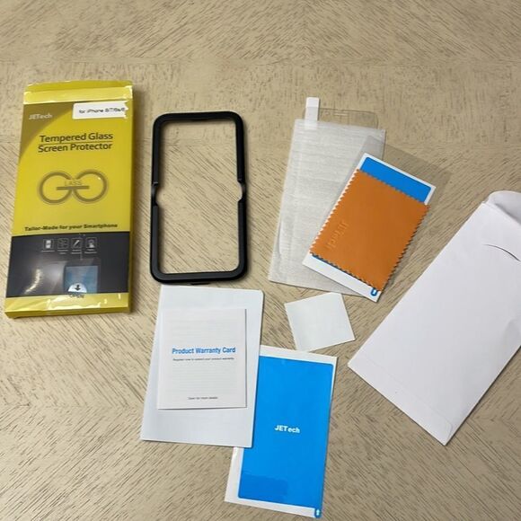 JETech Tempered Glass Screen Protector for iPhone 6, 6S, 7, 8 - Picture 3 of 4